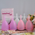 personal hygiene products soft silicone folding menstrual cup